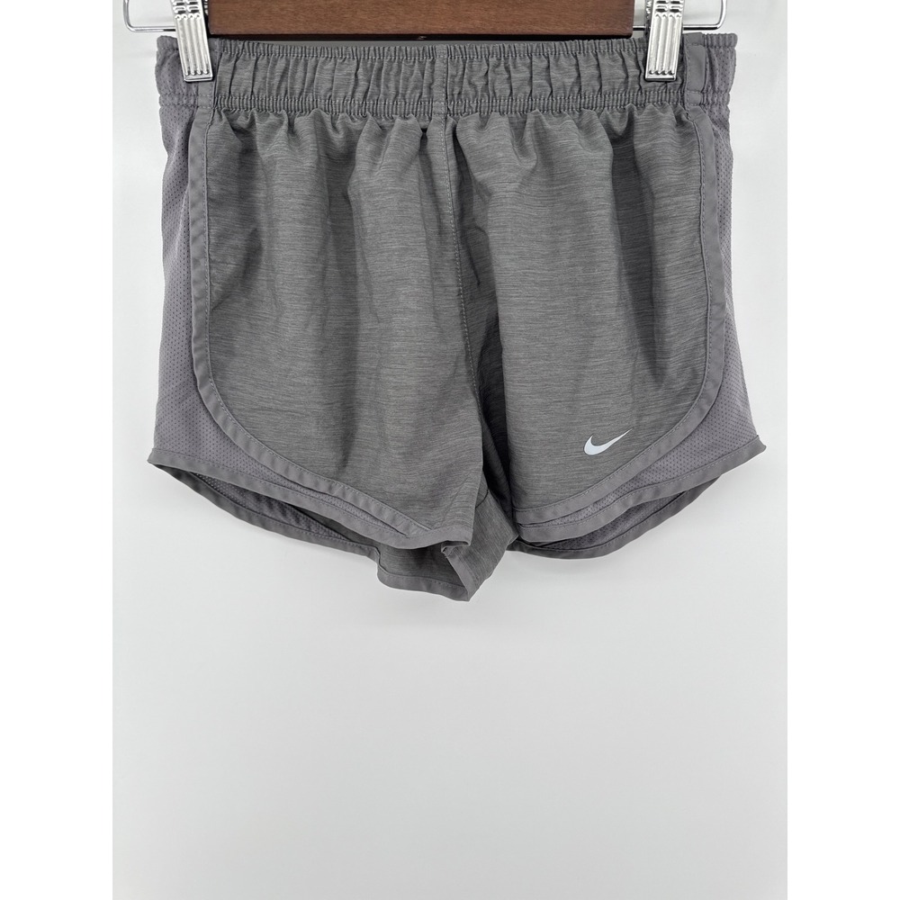 Nike Dri-FIT Running Shorts Gray Athletic Gym Workout Women's XS